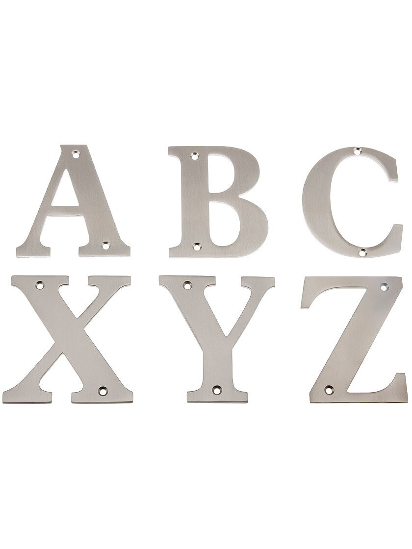 Premium Brass House Letters - 4